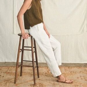 Faherty  NWT Arlie Pant Linen Blend Size Large
